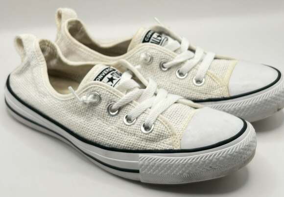 Converse Shoes - Converse Chuck Taylor All Star Shoreline Slip-On White Sneakers Women's Size 7
